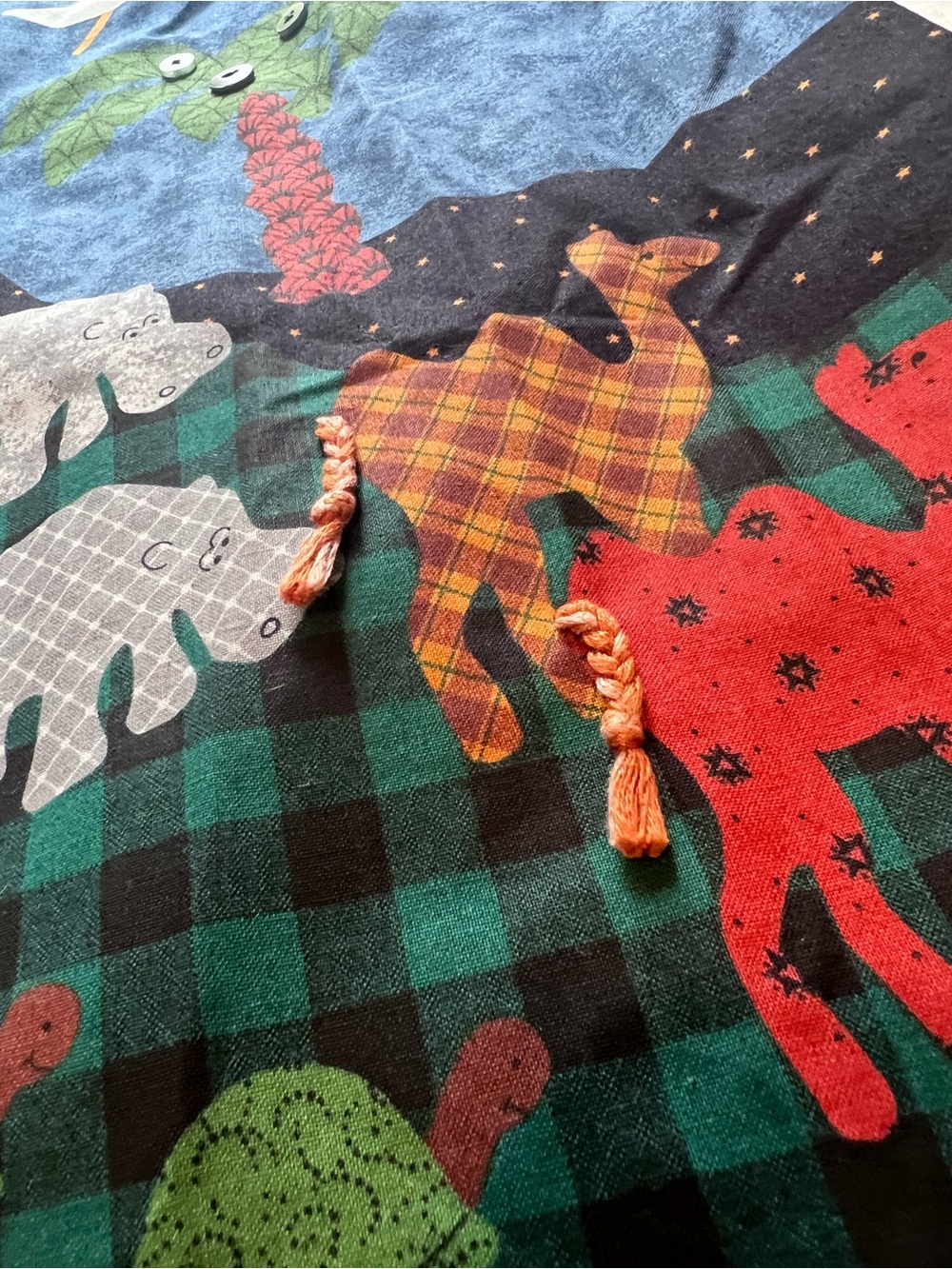 Handmade Noah’s Ark Storytelling Vest Animals 3D Details Teacher Art to Wear - Picture 6 of 11